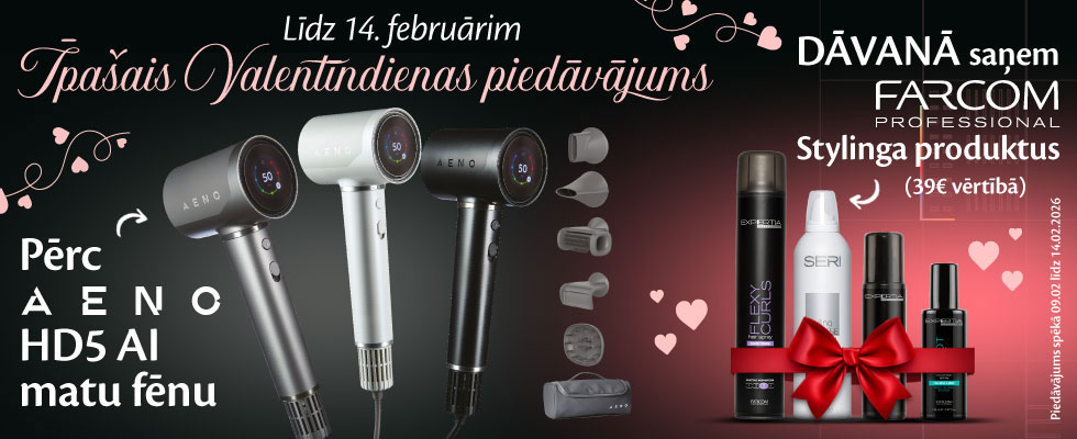 Valentīndienas piedāvājums Aeno+Farcom