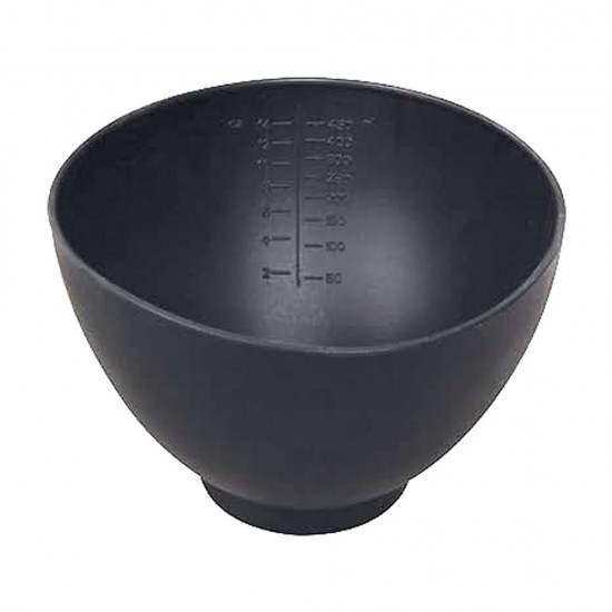 Flexible mixing silicon bowl in black color Ø8.5cm 1pcs