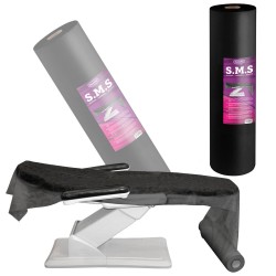 Black SMS Flizelin Couch Roll, 80 cm x 150 m Black SMS Flizelin Couch Roll, 80 cm x 150 m