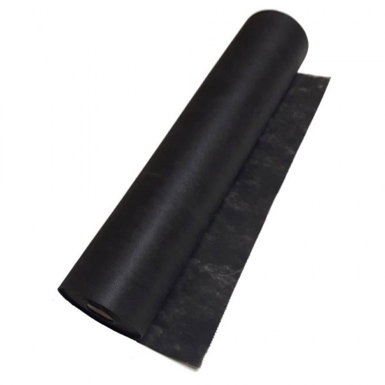 Black SMS Flizelin Couch Roll, 80 cm x 150 m