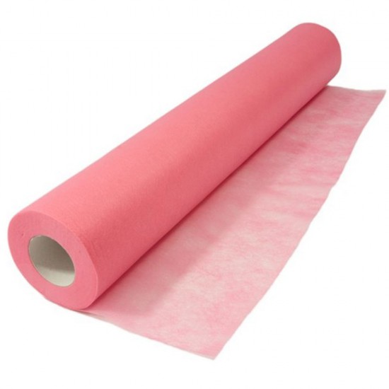 Pink SMS Flizelin Couch Roll, 80 cm x 150 m