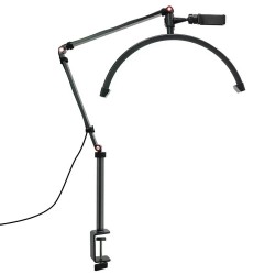 Lampa Moon LED melna galdam HD-M3X Lampa Moon LED melna galdam HD-M3X