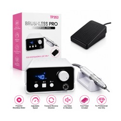 Brushless PRO TP353 balts manikīra aparāts 90W 40 000 apg./min.