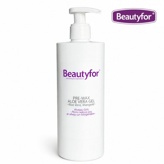 Beautyfor Pre-Wax Aloe Vera Gel with Marigold 500ml