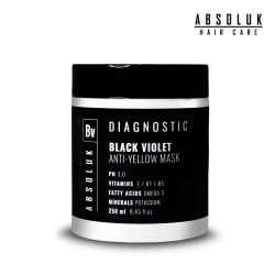 Absoluk Diagnostic Black Violet dzeltenā toņa neitralizējoša maska 250ml Absoluk Diagnostic Black Violet dzeltenā toņa neitralizējoša maska 250ml