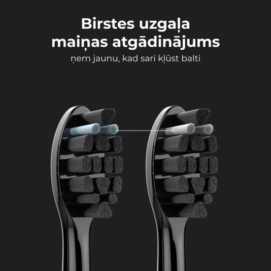 Aeno Sonic DB6 elektriskā zobu birste melna 5 režīmi