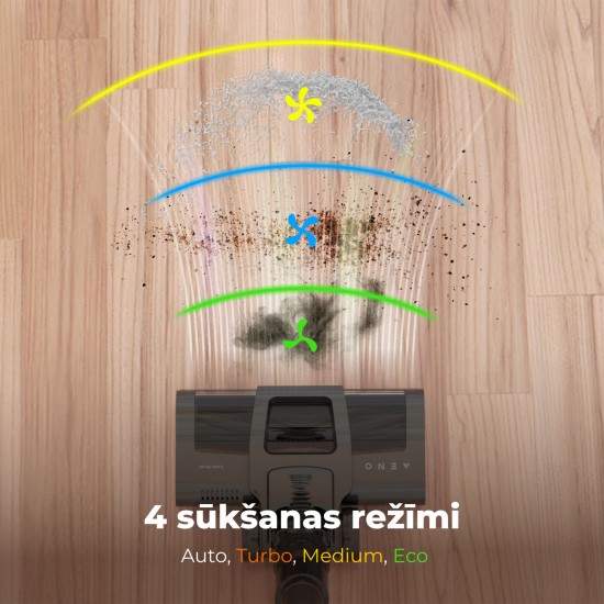 Aeno CS2 bezvadu putekļsūcējs ar saliekamo cauruli ASC0002 530W