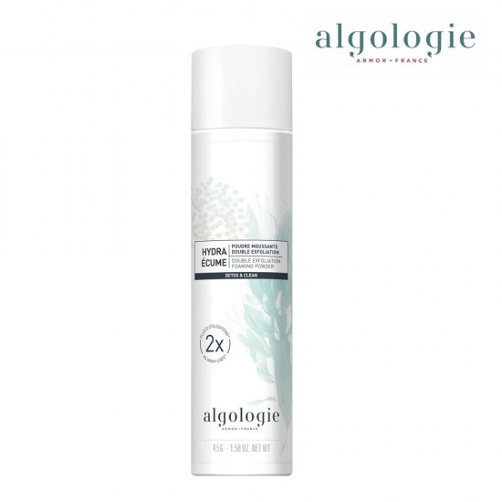 Algologie Detox&Clean Double Exfoliation Foaming Powder divkāršas iedarbības putojošs pīlinga pūderis 45g