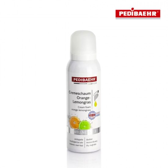 Pedibaehr Cremeschaum Orange-Lemongras apelsīnu-citronzāles putas-krēms 125ml