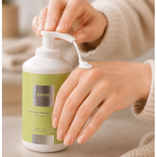 Baehr Handcreme Matcha roku krēms ar mačas ekstraktu 500ml