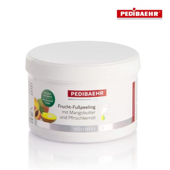 Pedibaehr Wellness Frucht-Fußpeeling kāju pīlings ar mango-persiku 450ml