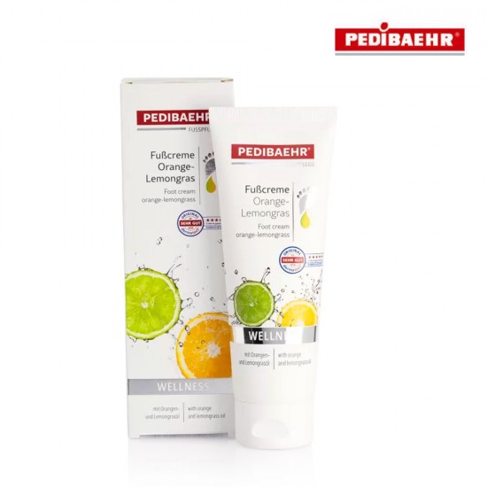 Pedibaehr Fußcreme Orange-Lemongras apelsīnu-citronzālesmit kāju krēms 125ml