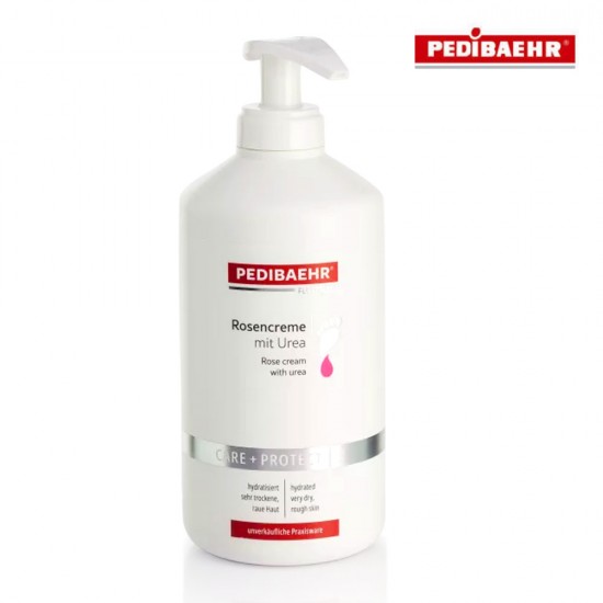 Pedibaehr Rosencreme mit Urea rožu kāju krēms ar urīnvielu 500ml