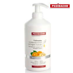 Pedibaehr Wellness Fusmaske kāju maska ​ar mandarīna eļļu un ingveru 500ml