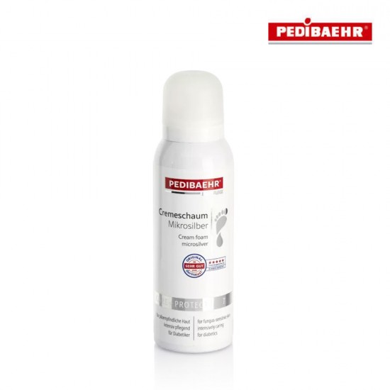 Pedibaehr Cremeschaum Mikrosilber putas-krēms ar mikro sudrabu 125ml