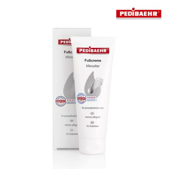 Pedibaehr Fußcreme Mikrosilber kāju krēms ar mikro sudrabu 125ml