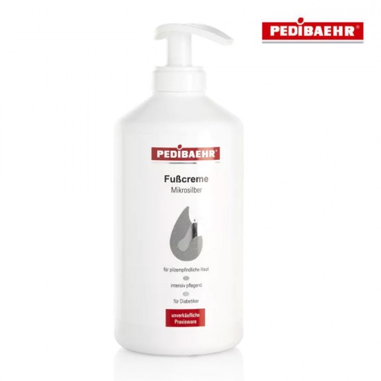 Pedibaehr Fußcreme Mikrosilber kāju krēms ar mikro sudrabu 500ml