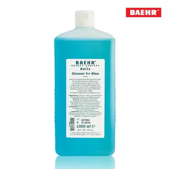 Baehr Cleaner 5+ Blau nagu tīrīšanai un attaukošanai 1L
