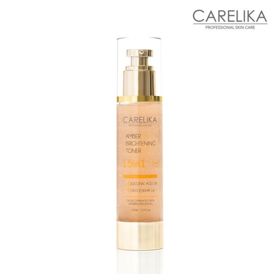 Carelika Amber Brightening Toner 15in1 янтарный тоник 100мл