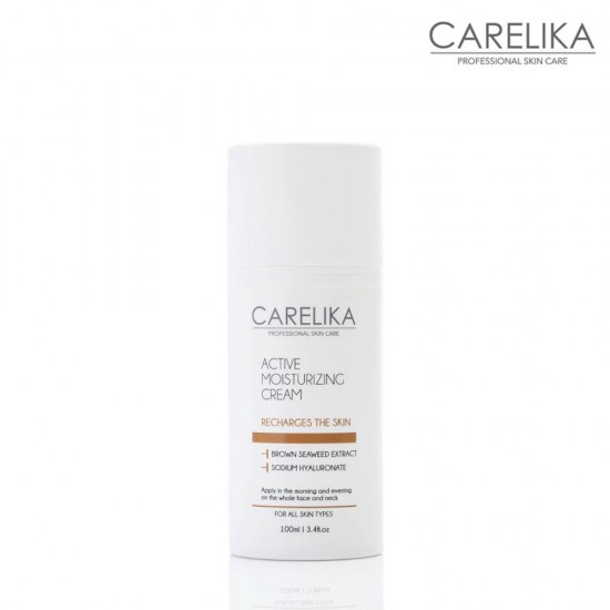 Carelika Active Moisturizing Cream mitrinošs krēms ar hialuronskābi 100ml