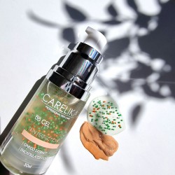 Carelika BB Gel mitrinošais pretnovecošanās gēls ar pigmentiem pērlēs 30ml