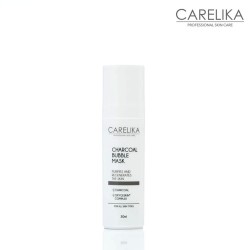 Carelika Charcoal Bubble Mask skābekļa gēl-maska ar kokogli 30ml Carelika Charcoal Bubble Mask skābekļa gēl-maska ar kokogli 30ml