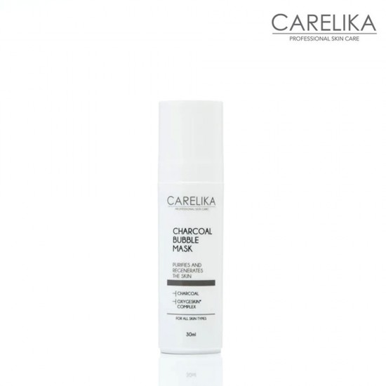 Carelika Charcoal Bubble Mask skābekļa gēl-maska ar kokogli 30ml