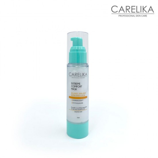 Carelika Extreme Comfort Mask nomierinoša krēmveida maska ar ķirbi 50ml