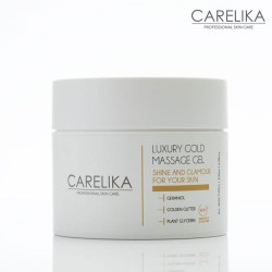 Carelika Luxury Gold Massage Gel īpaši kūstošs masāžas gēls sejai un ķermenim 200ml