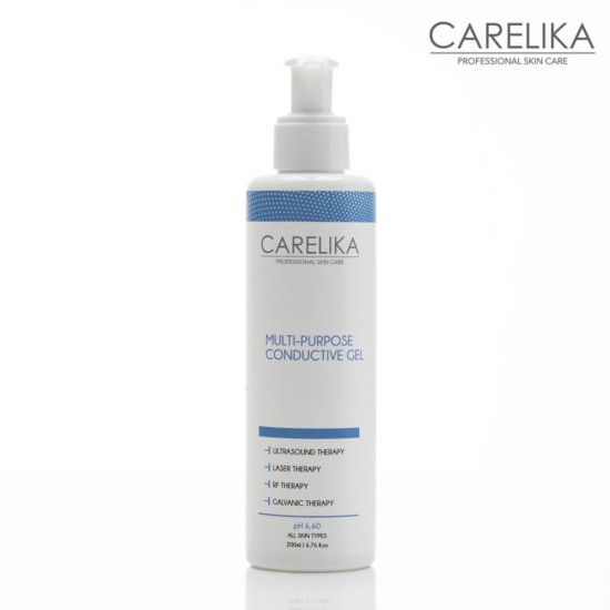 Carelika Multi-Purpose Conductive Gel gels lietošanai ar kosmetoloģijas aparātiem 200ml