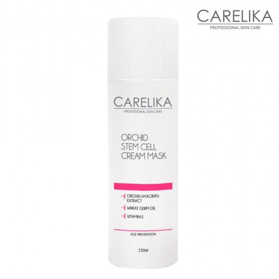 Carelika Orchid Stem Cell Cream Mask krēmmaska ar orhideju cilmes šūnam un vitamīnu E 150ml