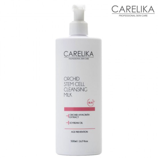 Carelika Orchid Stem Cell Cleansing Milk attīrošs pieniņš ar orhideju cilmes šunam 500ml