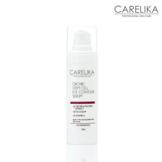 Carelika Orchid Stem Cell Eye Contour Serum pretnovecošanās acu serums 30ml