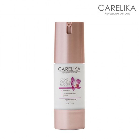 Carelika Orchid Stem Cell Fluid Serum ādu atjaunojošs pretvecošās serums 30ml