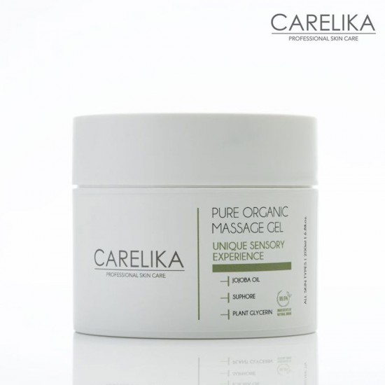 Carelika Pure Organic Massage Gel masāžas gēls 200ml