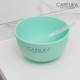 Carelika Silicone Bowl silikona bļoda maskas pagatavošanai zaļa 550ml