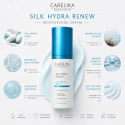 Carelika Silk Hydra Renew Moisturizing Cream mitrinošais krēms 50ml