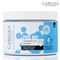Carelika Shaker Peel Off Mask Hyaluronic Acid mitrinoša liftinga maska ar hialuronskābi 200g