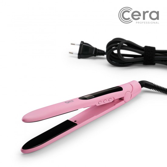 Cera Bullet Pastel Pink matu taisnotājs bultas formā pastelrozā