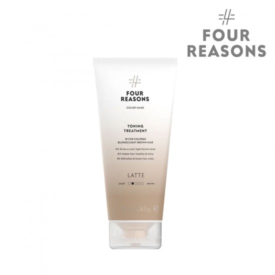 Four Reasons tonējoša matu maska Latte 200ml