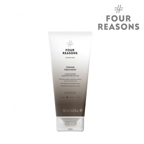 Four Reasons tonējoša matu maska Coffee 200ml