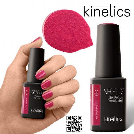 Kinetics Shield Gel Polish 15ml High Society Pink #140