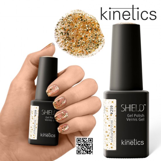 Kinetics Shield Gel Polish 15ml #259 Goldy