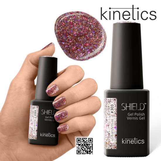 Kinetics Shield Gel Polish 15ml #303 Stardust