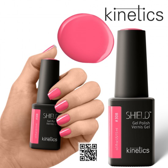 Kinetics Shield Gel Polish 15ml #308 Raspberry Mojito