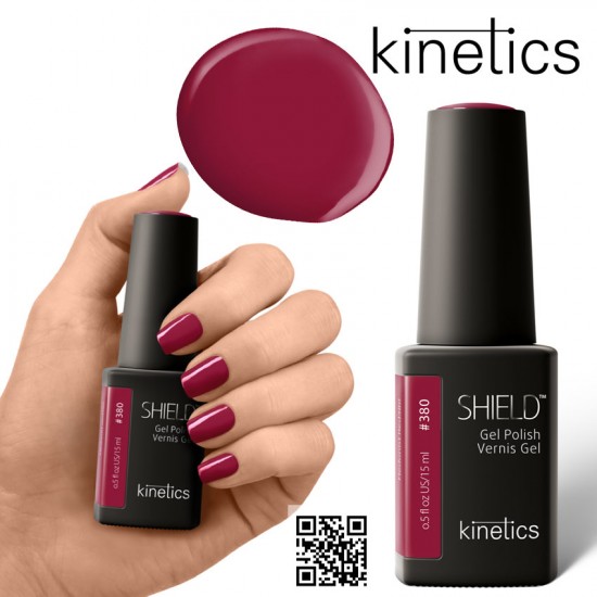 Kinetics Shield Gel Polish 15ml Hedonist RED #380