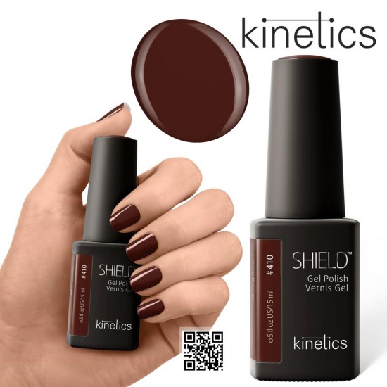 Kinetics Shield Gel Polish 15ml #410 Alluring Brown