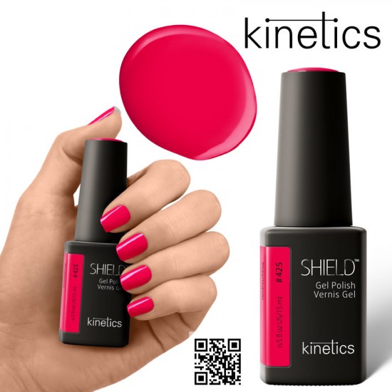 Kinetics Shield Gel Polish 15ml RedHashtag #425