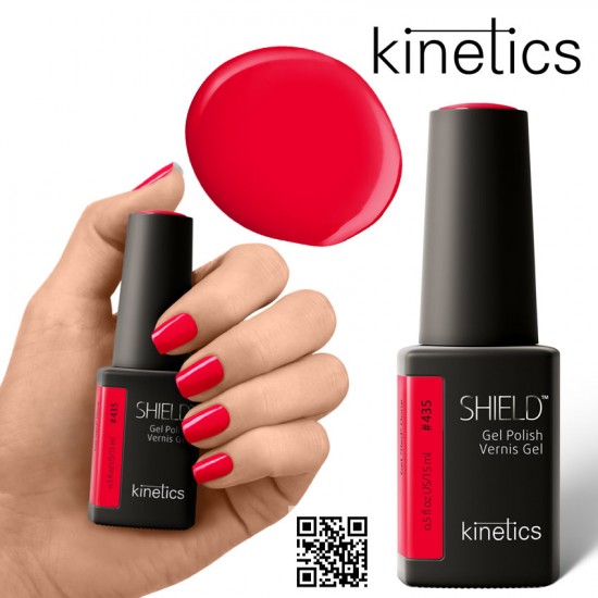 Kinetics Shield Gel Polish 15ml Get Red Done  #435