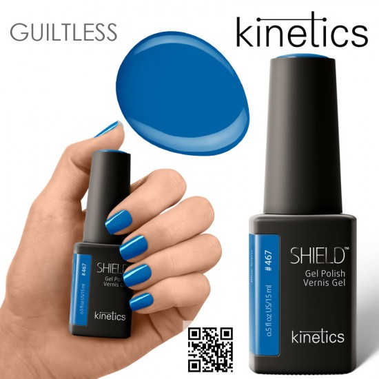 Kinetics Shield Gel Polish 15ml #467  Blue Jeans